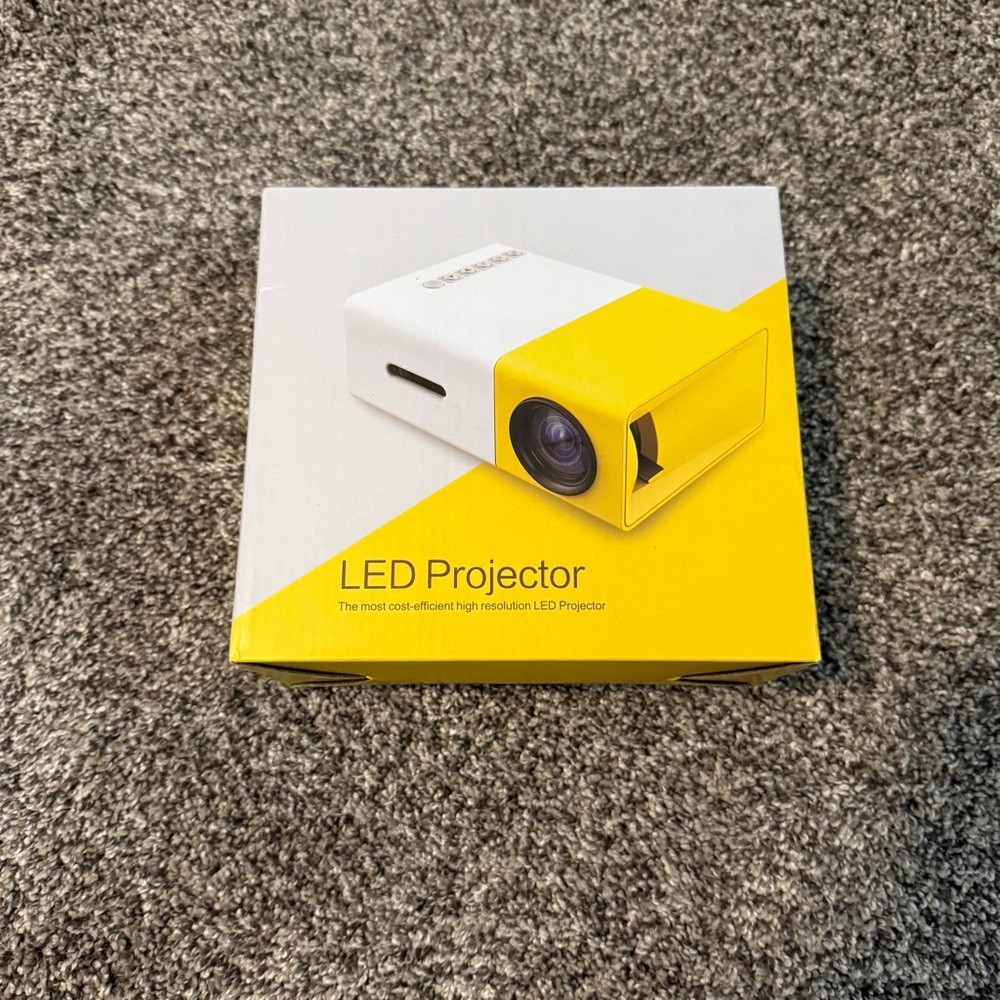 Yellow and White LED Projector